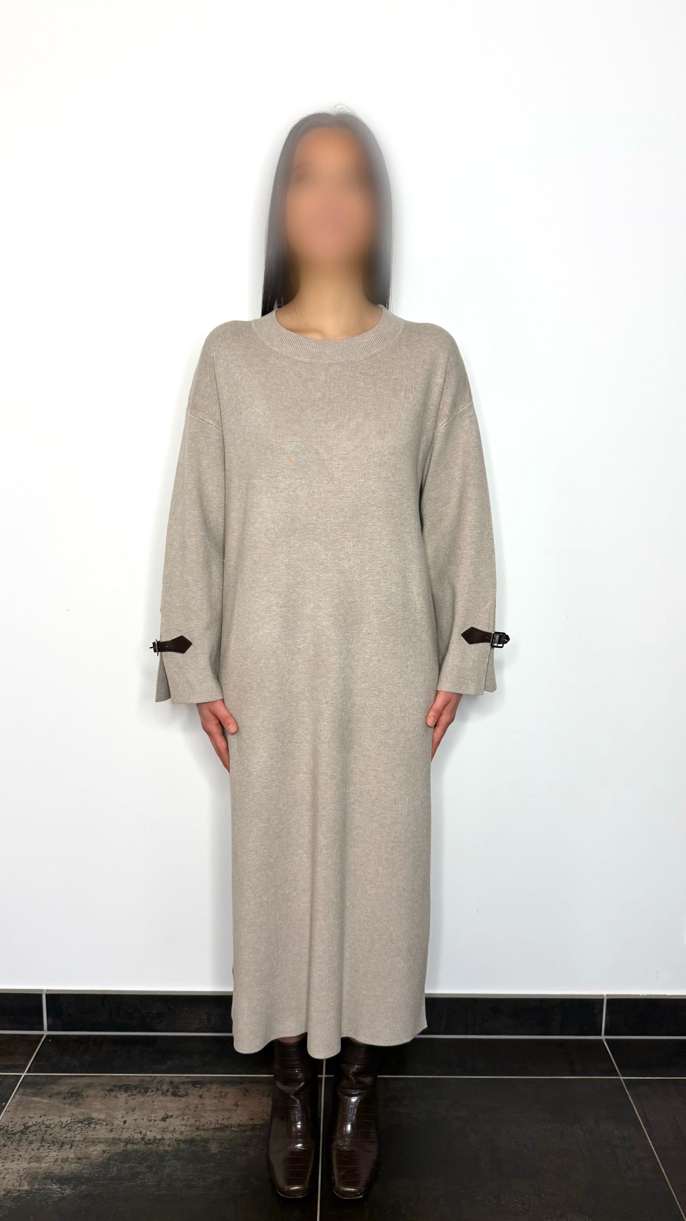 Robe Tricot Essentielle - Beige