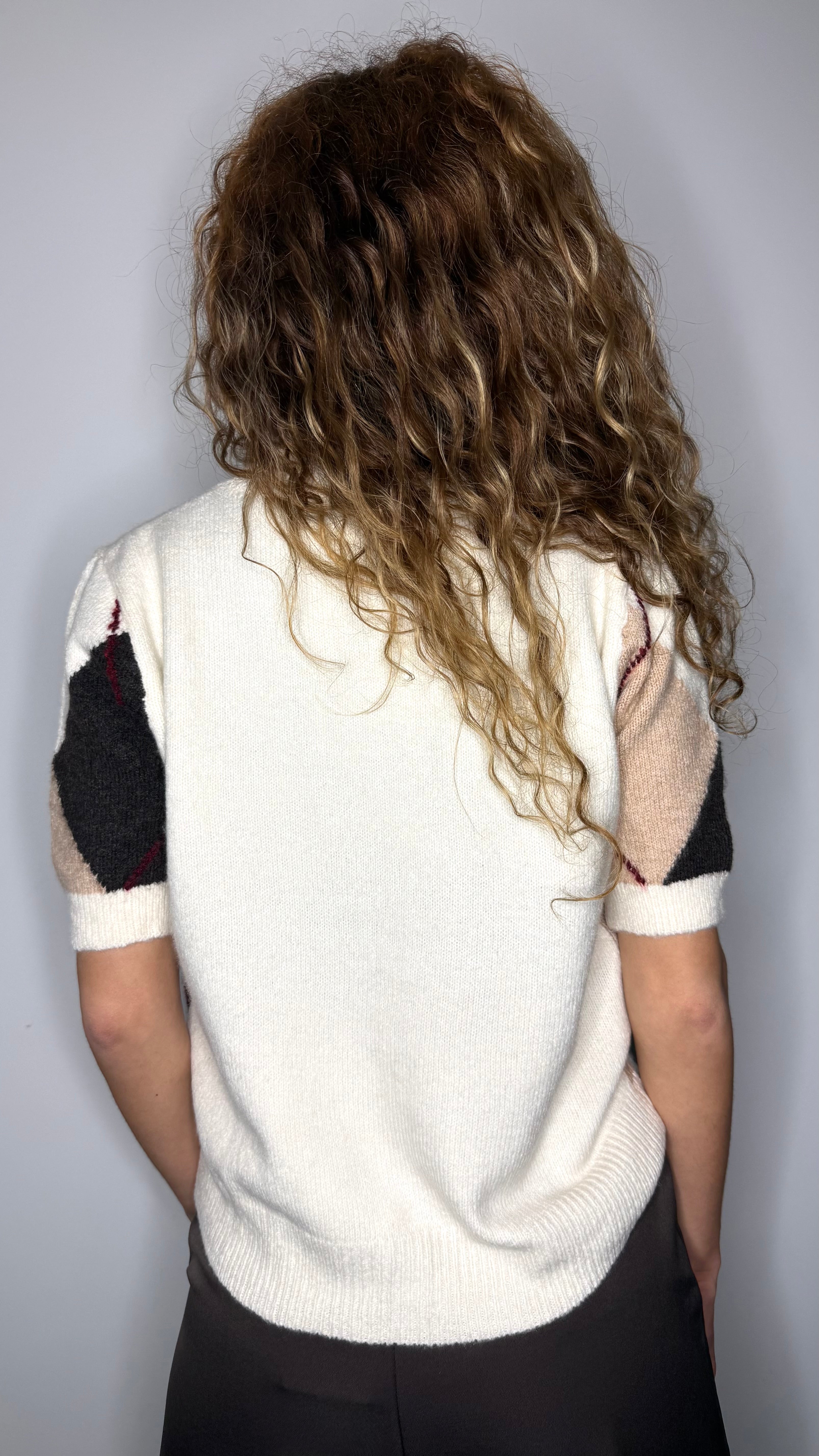Pull Manches Courtes – Motif Géographique