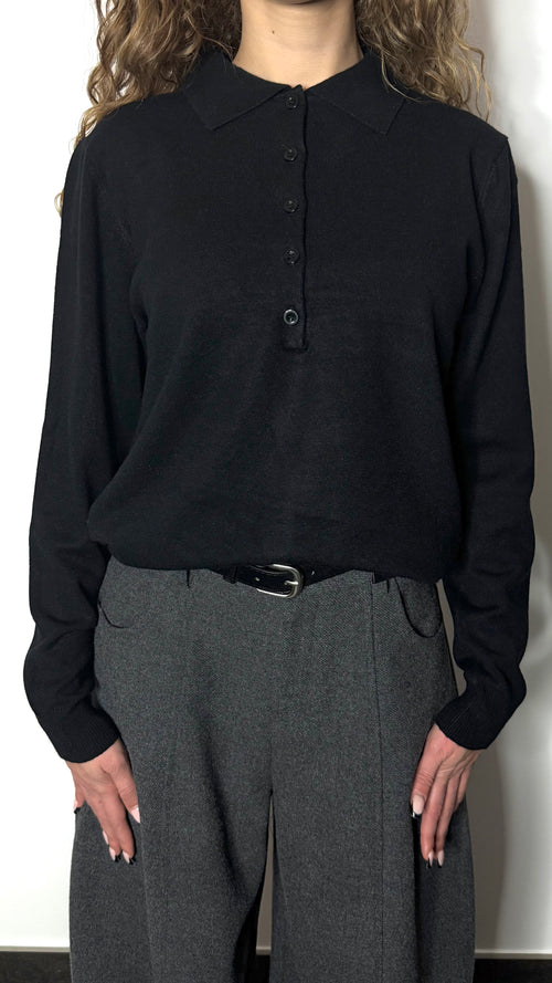 Col Polo - Noir