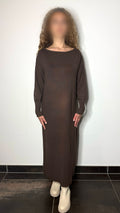 Robe Tricot Intemporelle - Marron