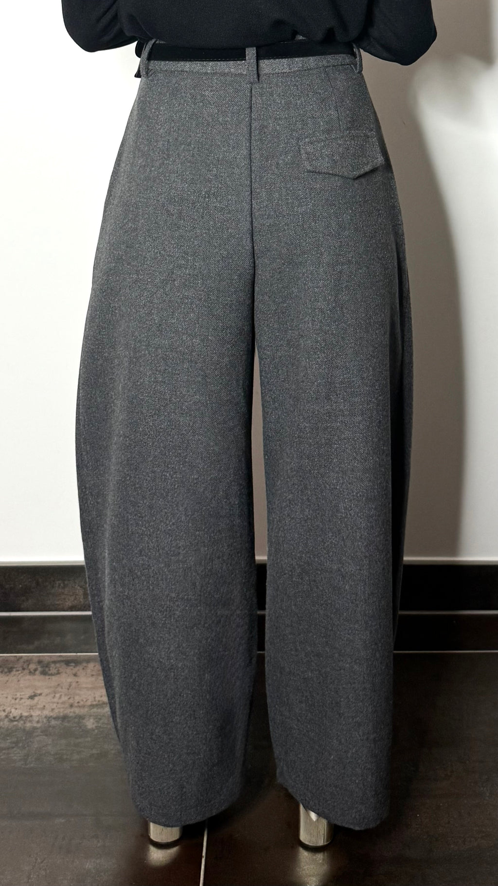 Pantalon balloon - Contemporain Gris