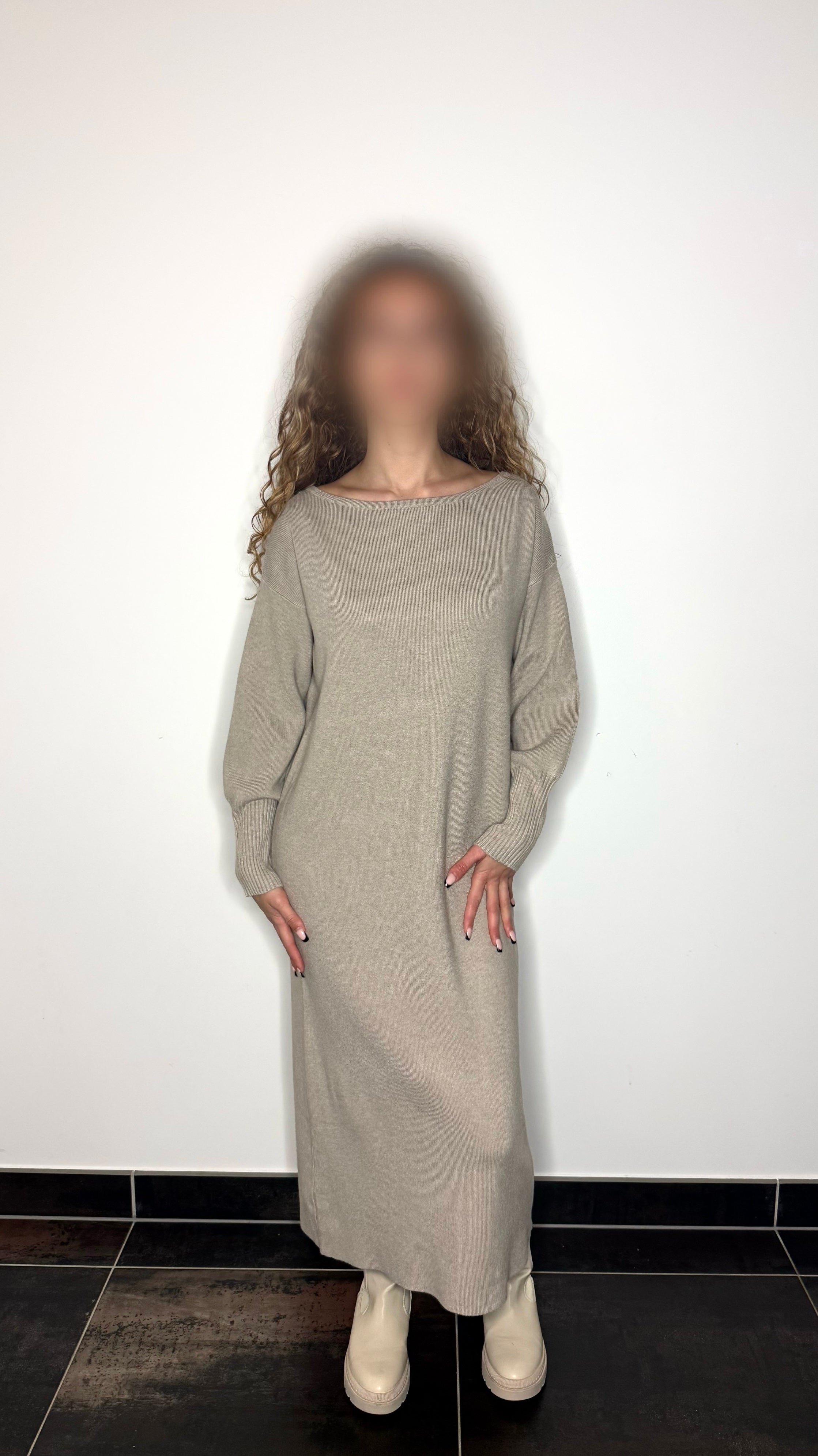 Robe Tricot Intemporelle - Beige