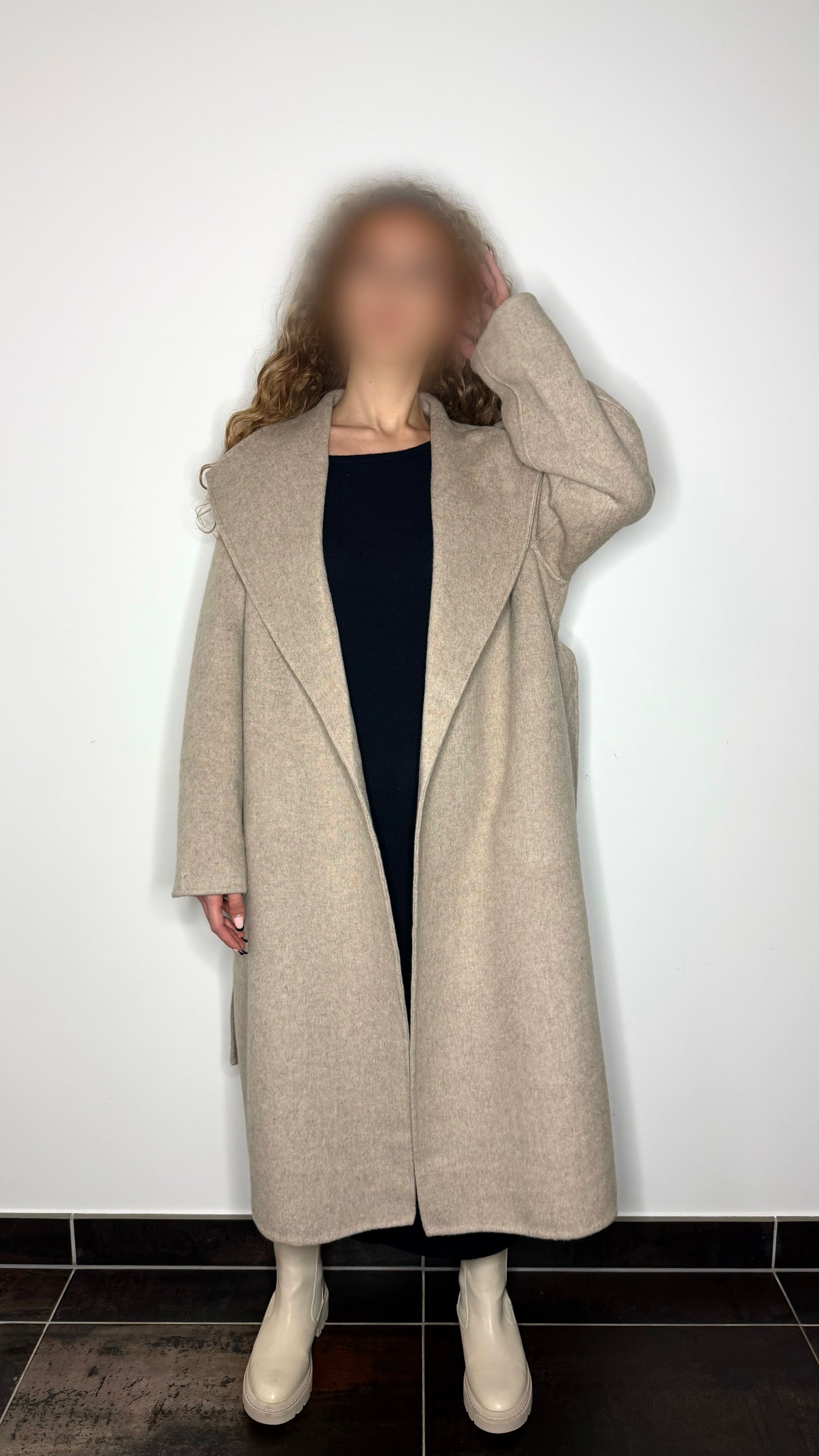 Manteau Éolia – Porte-feuille Beige