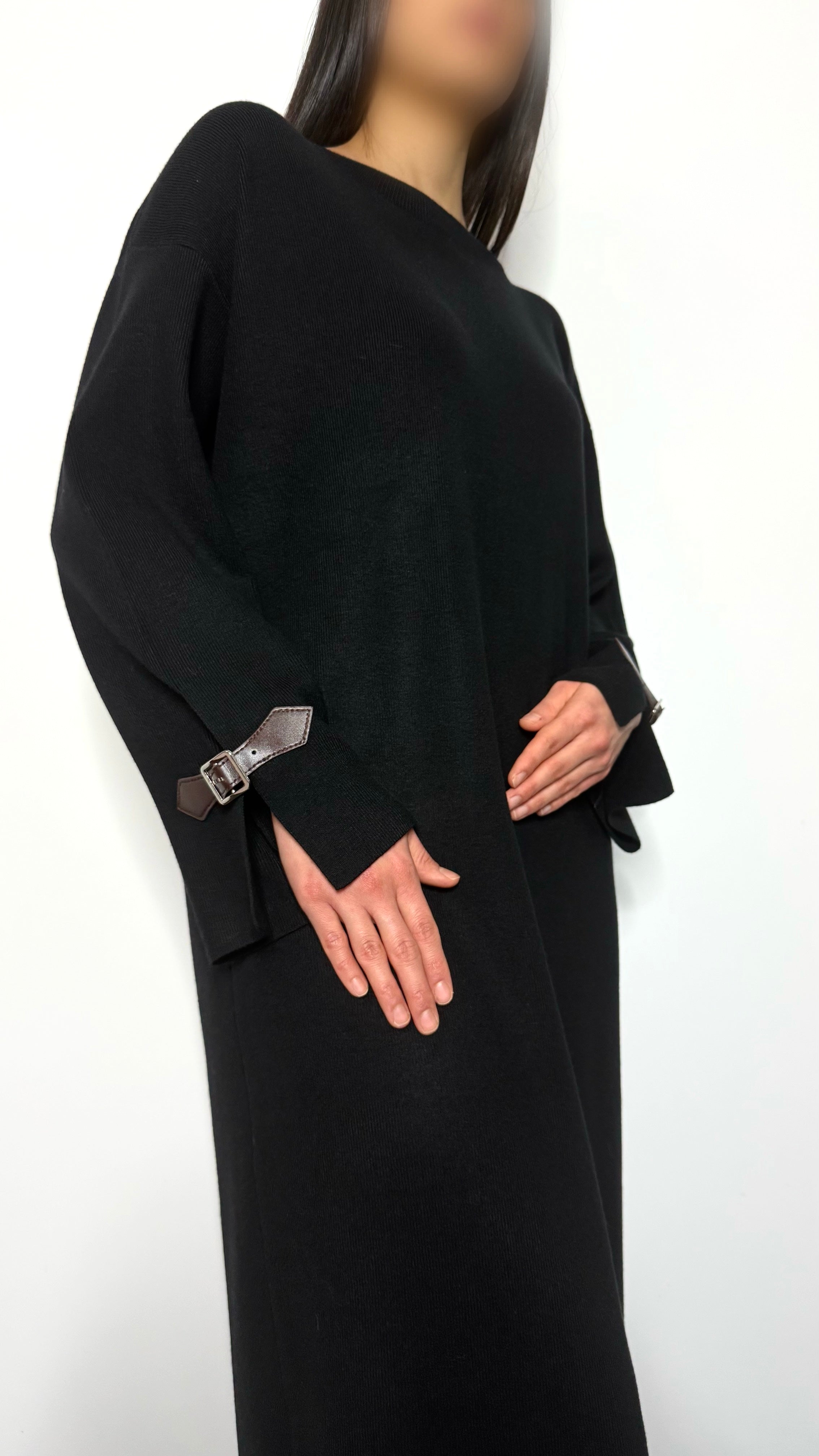 Robe Tricot Essentielle - Noir