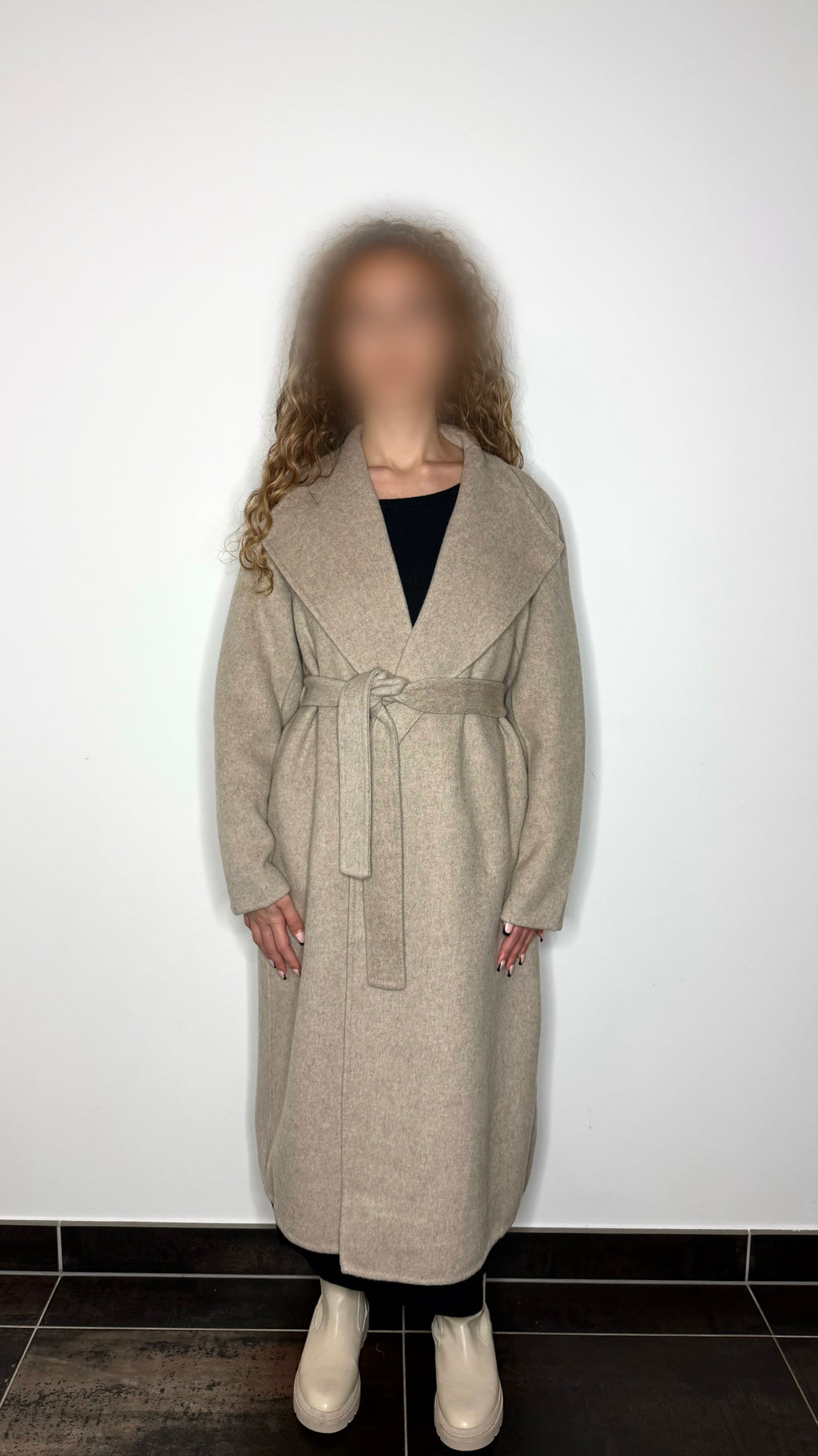 Manteau Éolia – Porte-feuille Beige