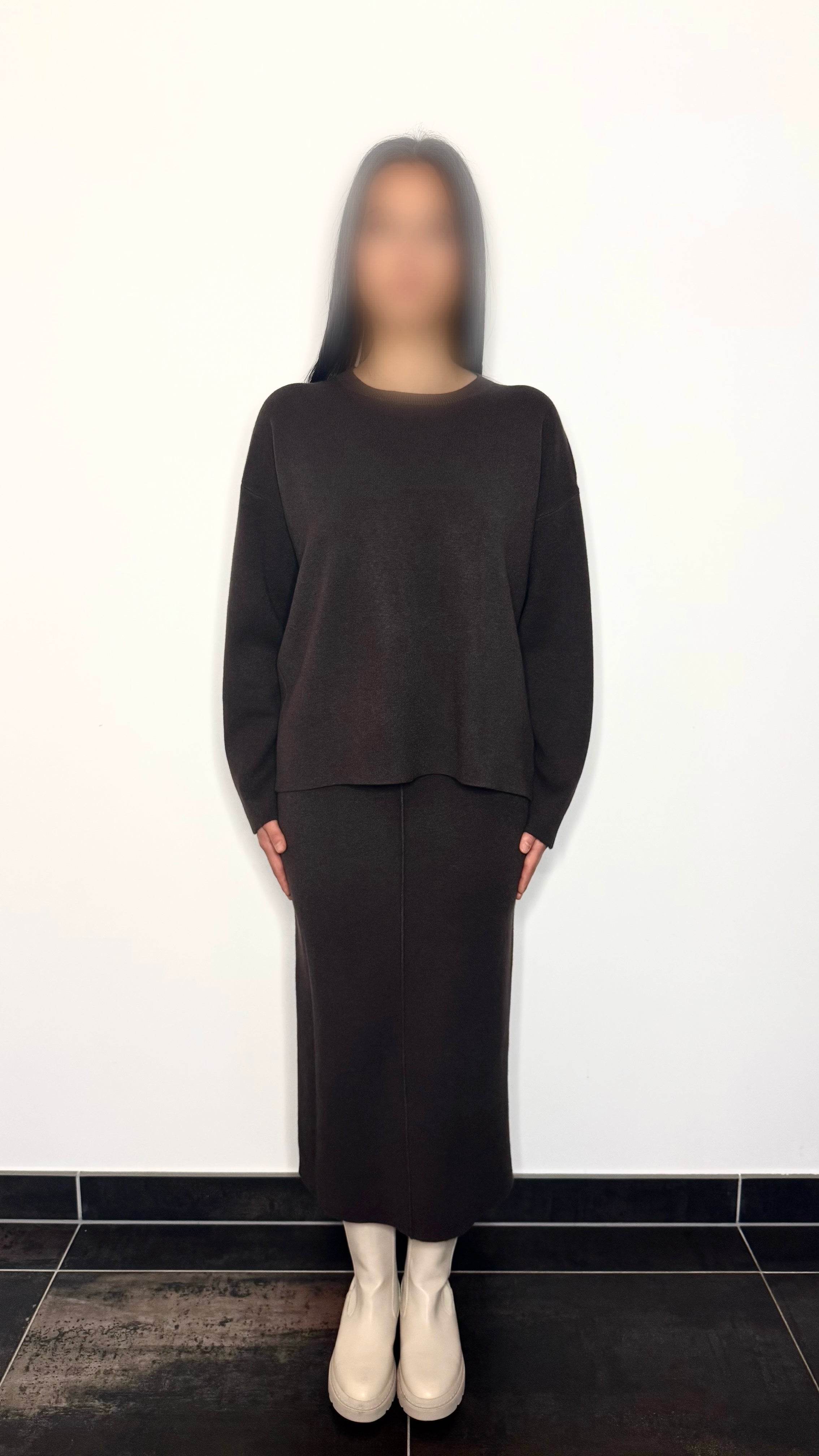 Ensemble Structure – Tricot Marron