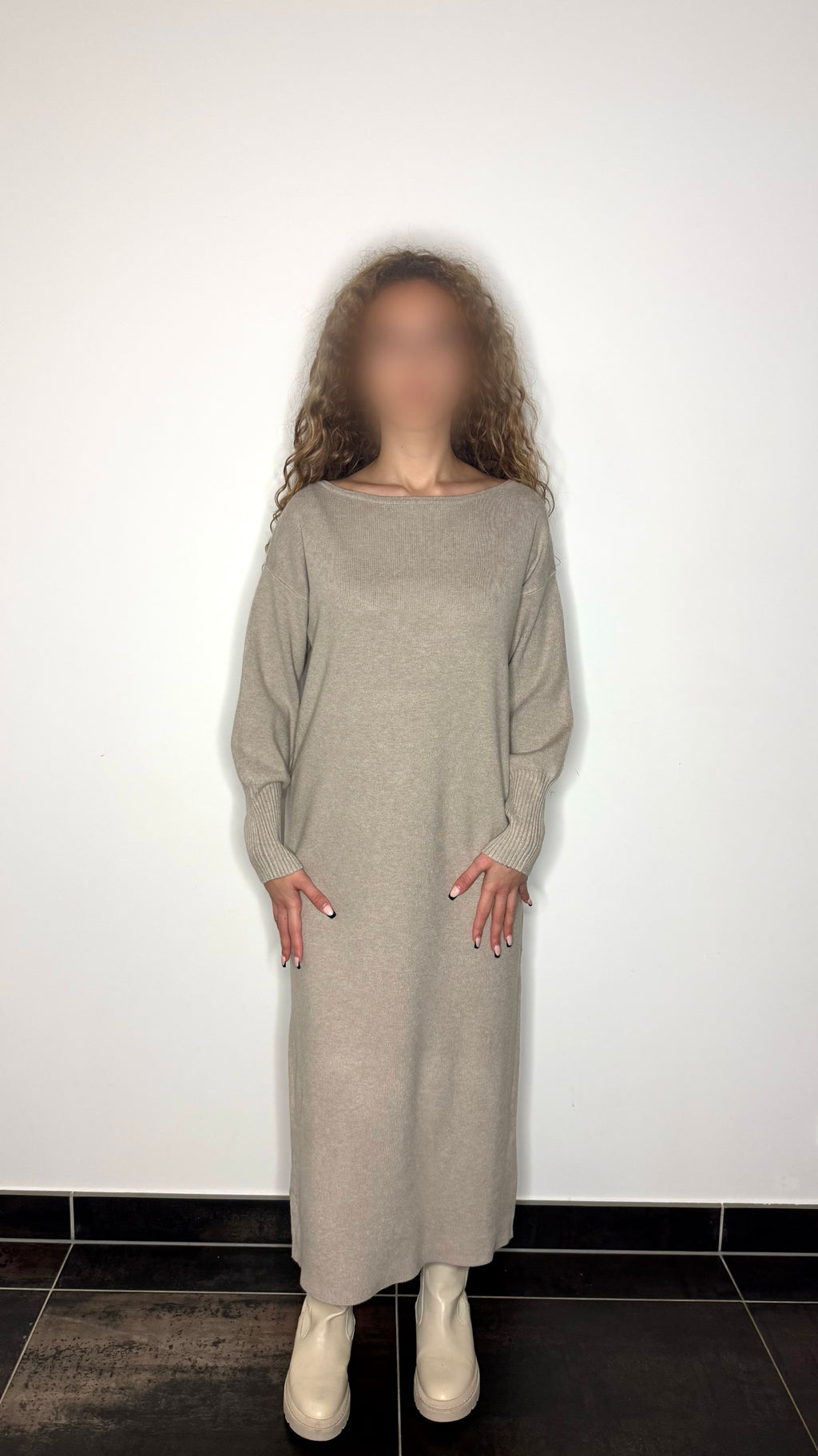 Robe Tricot Intemporelle - Beige