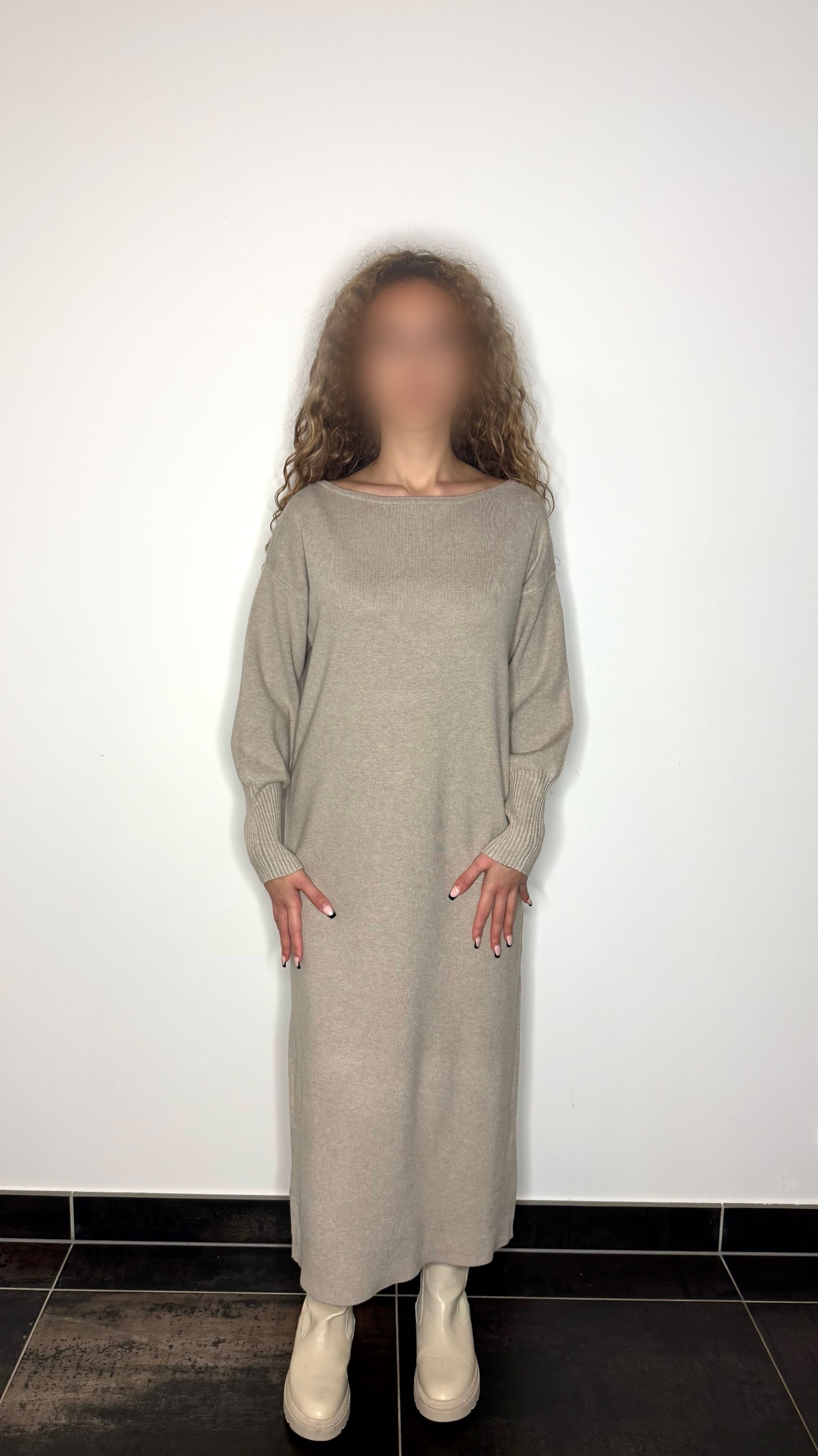 Robe Tricot Intemporelle - Beige