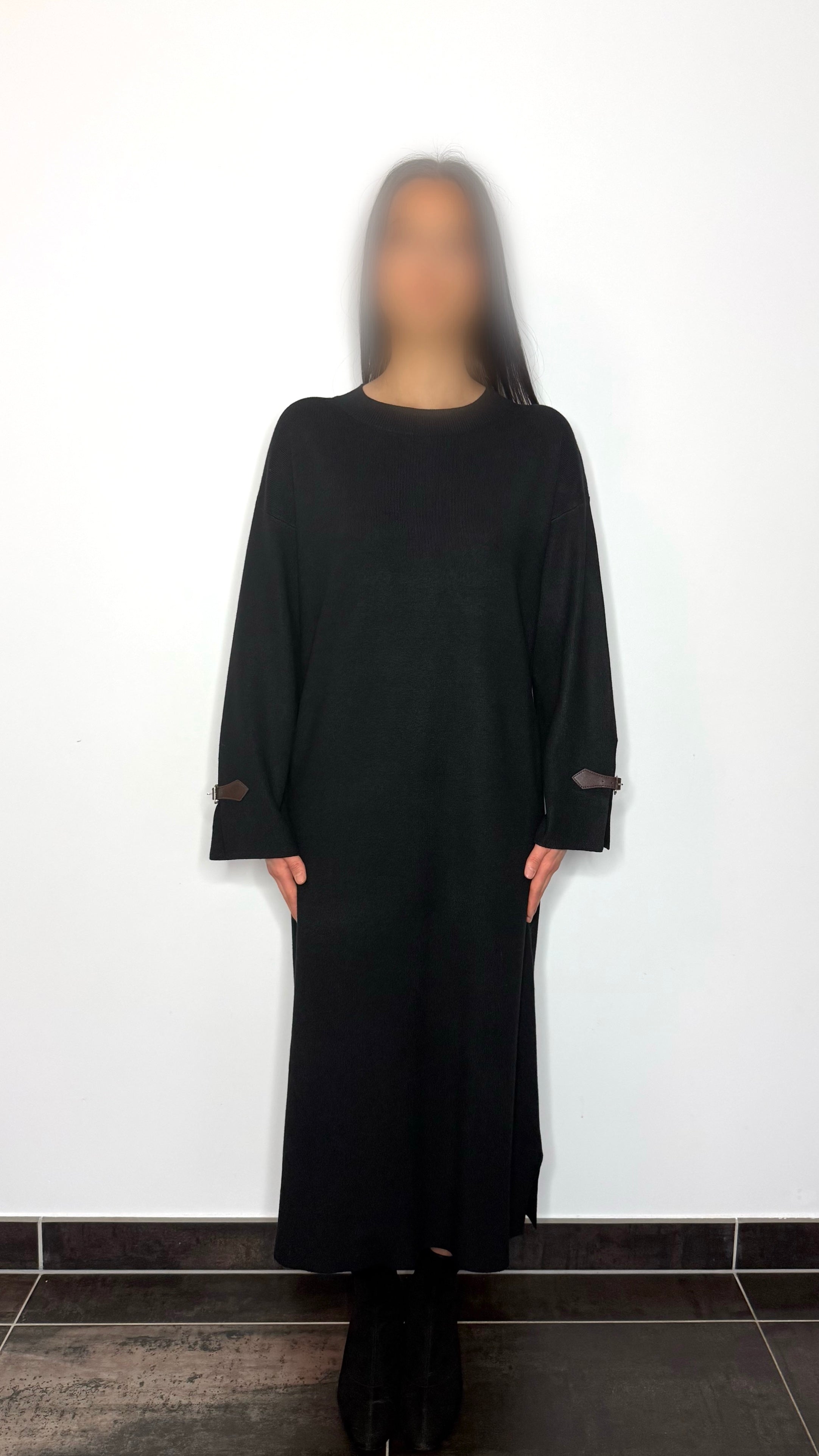 Robe Tricot Essentielle - Noir