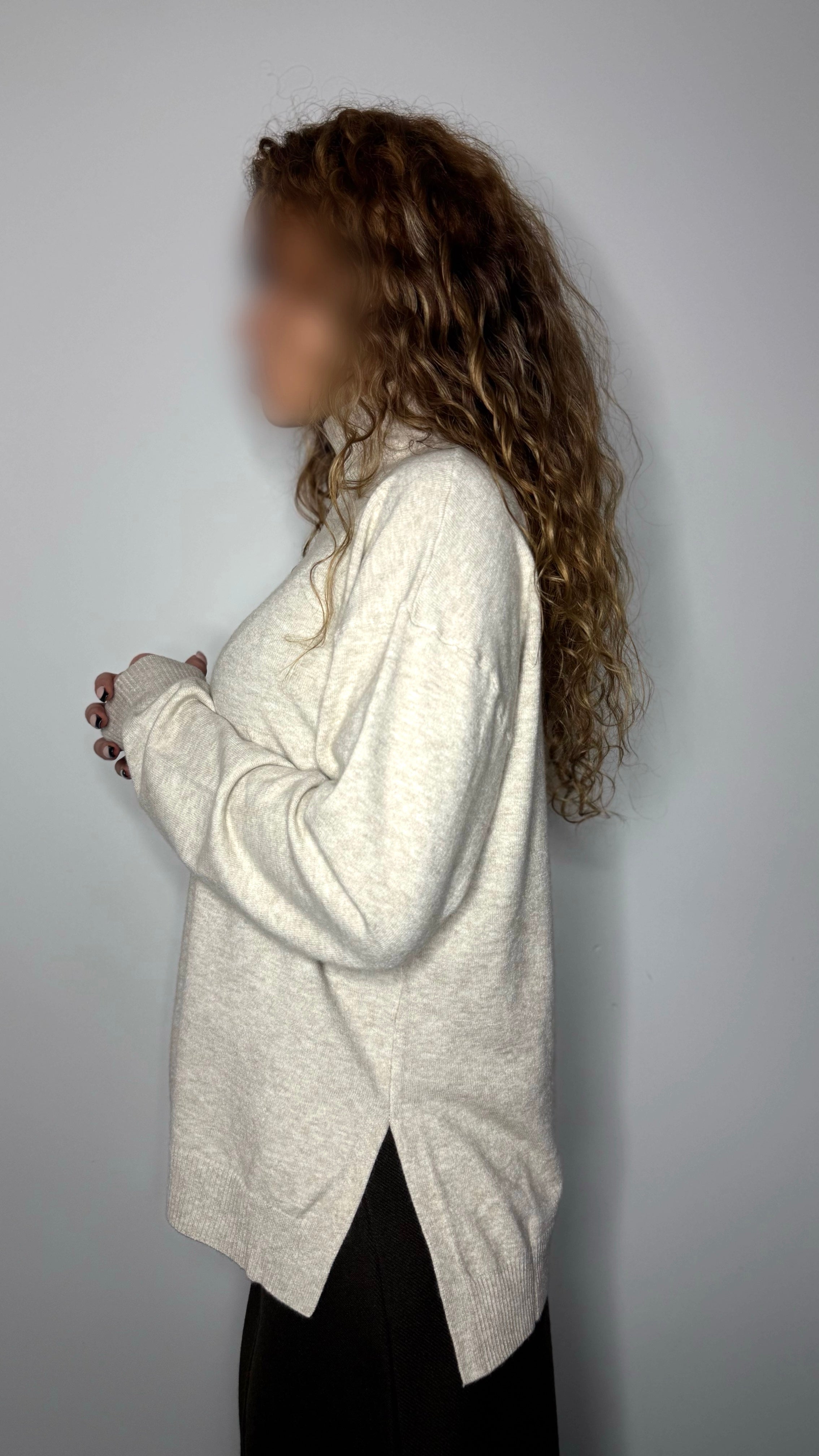 Col roulé - Beige
