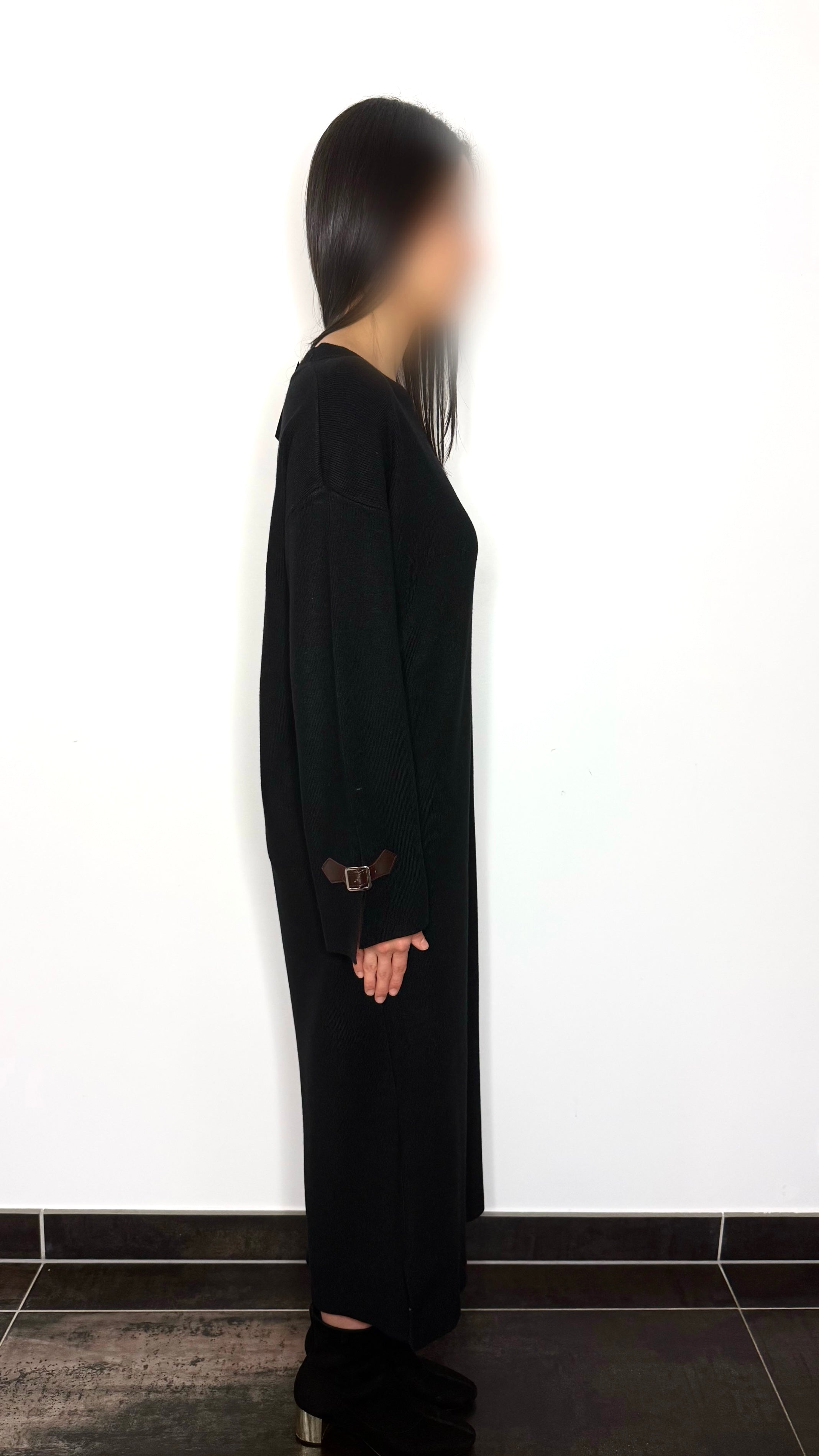 Robe Tricot Essentielle - Noir